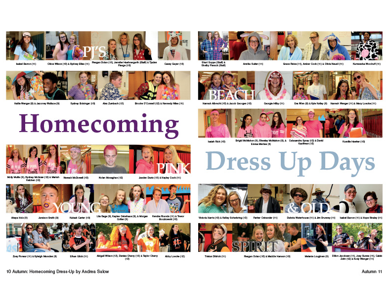 Check Out Our Yearbook - Homecoming Dress Up Days