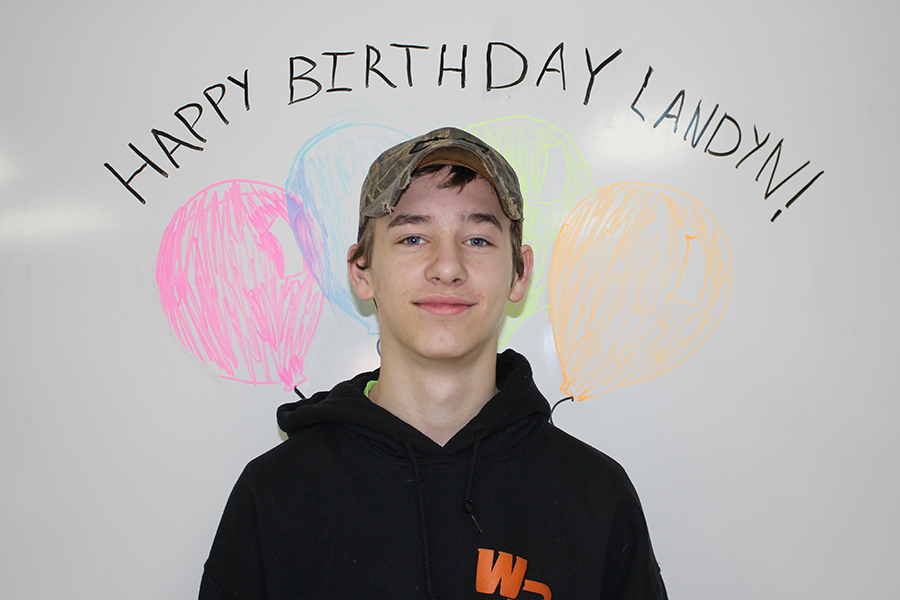 Landyn Powers (10) celebrated his birthday on Feb. 29, 2020. 