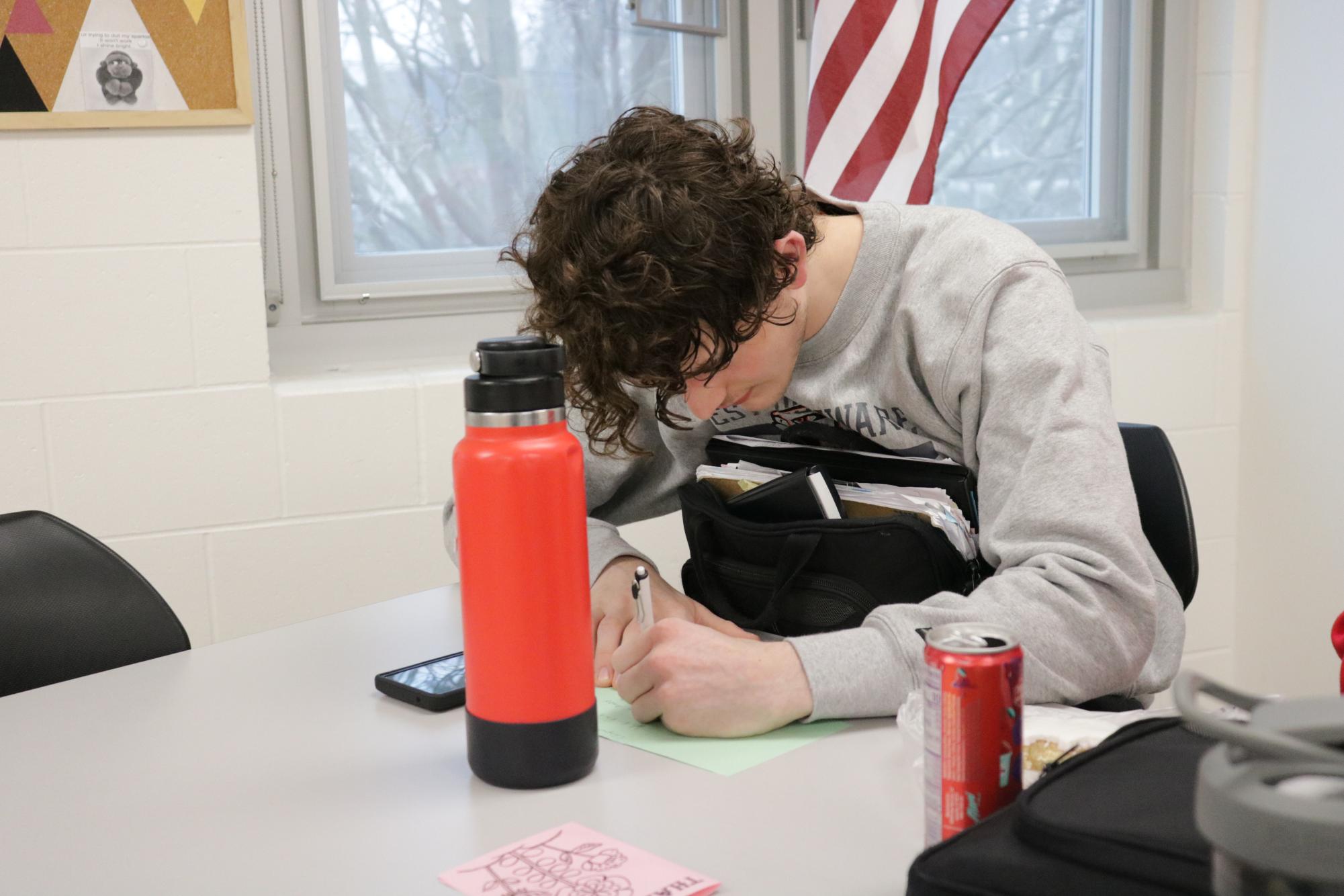 "I wrote my card to Parker Peterson to tell him a joke and he laughed. The important thing is to have fun."