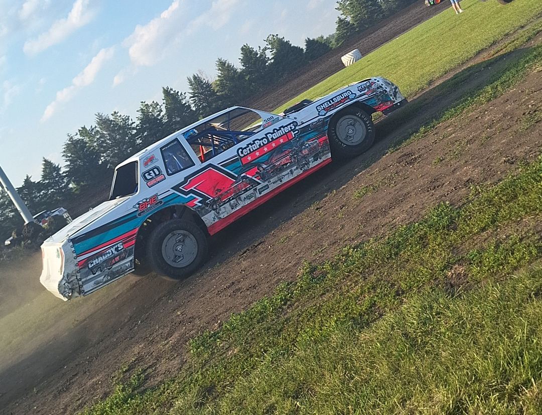 Zayden Hempstead races his car in the Little Racer Special.